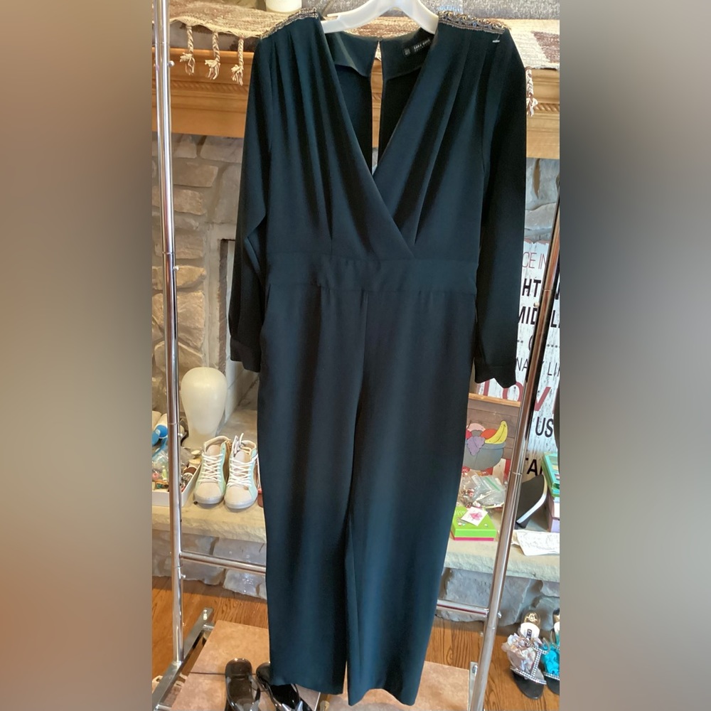 Zara Basic Collection.Black One Piece Beaded Romp… - image 7